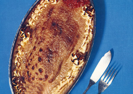 Gratinierter Rochen mit Béchamel